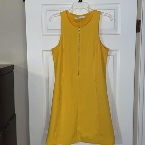 Trina Turk Bright Yellow Reef A-line Dress - Picture 3 of 8